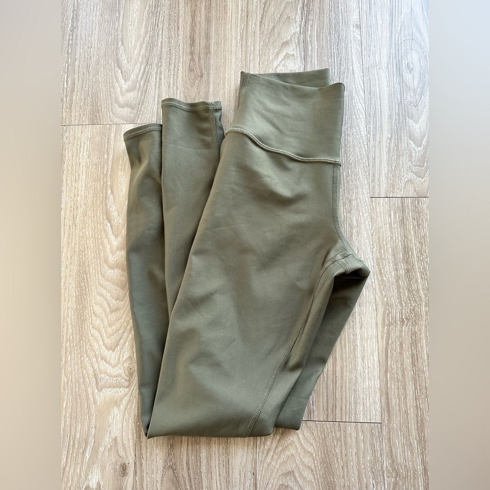 Alo Olive Green Airlift Leggings
